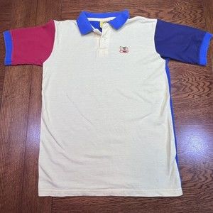 VTG Duck Head Multi Color Short Sleeve Polo Shirt Youth Large Stranger Things